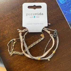 Pura Vida bracelet set of 3, NWT